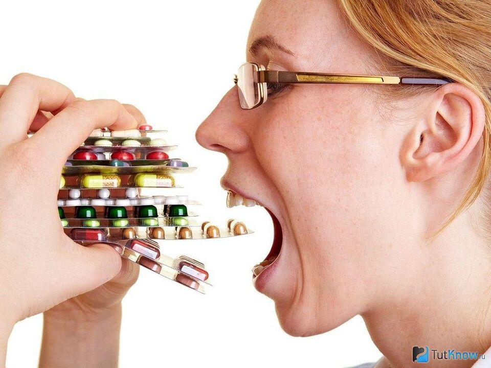 The tablets are directed to destroy the worms inside the body